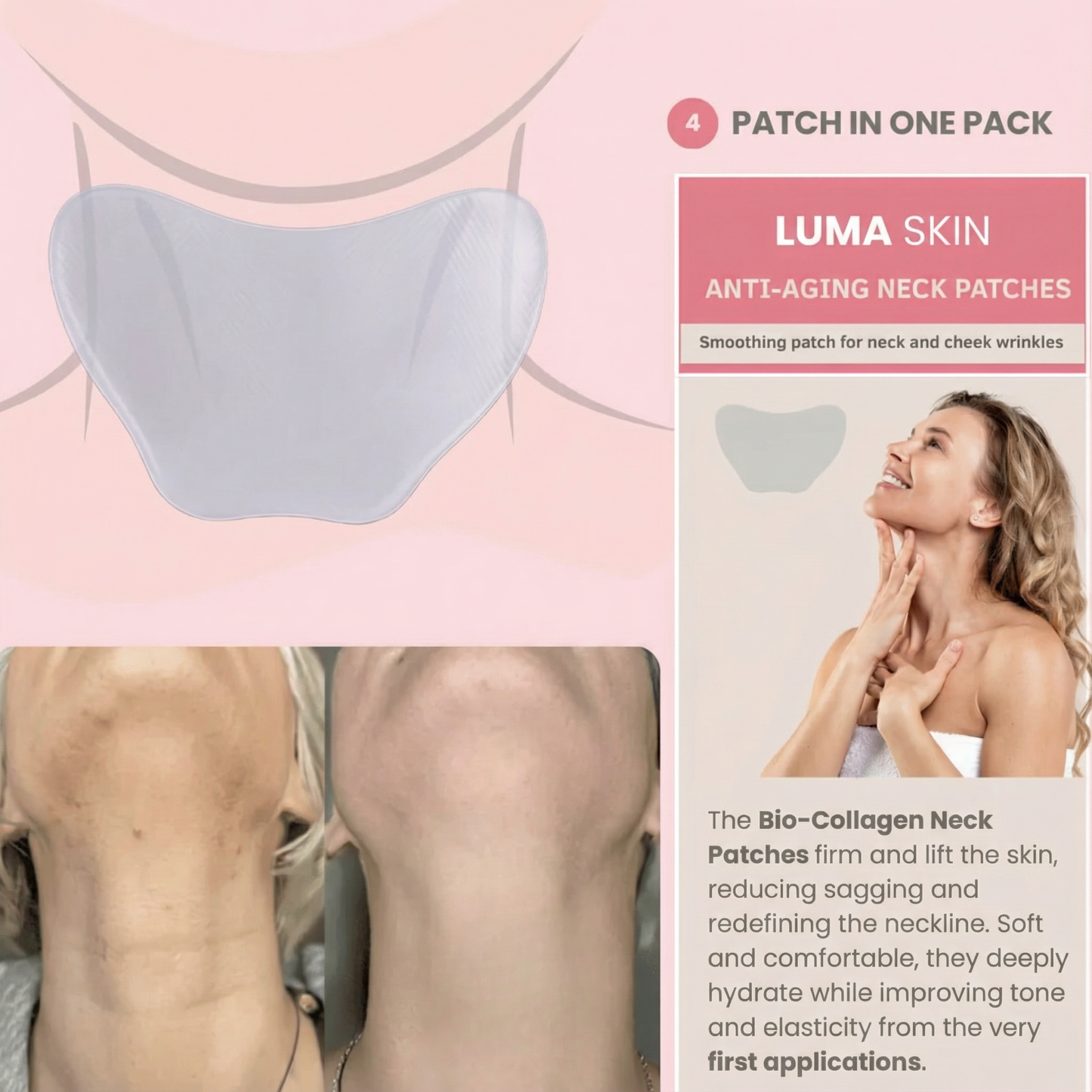 Korean Bio - Collagen Necklift Mask