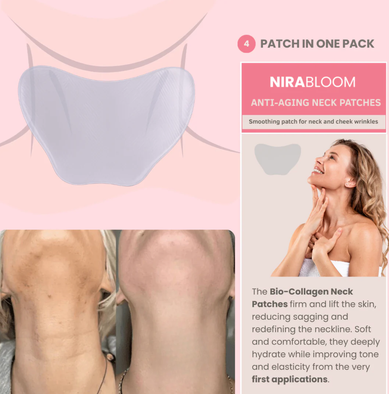 Korean Bio - Collagen Necklift Mask